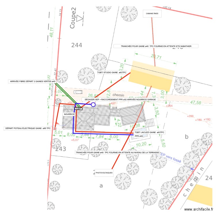 RESEAUX VIOZAN. Plan de 0 pièce et 0 m2