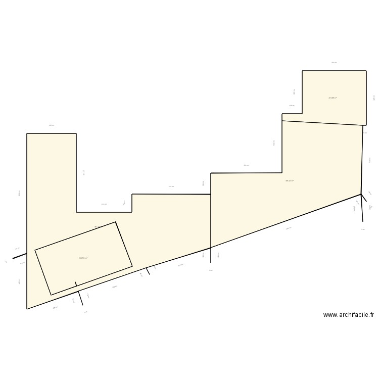 Martin Llupia /SFM . Plan de 4 pièces et 220 m2