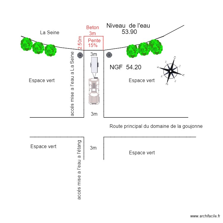 michel. Plan de 0 pièce et 0 m2