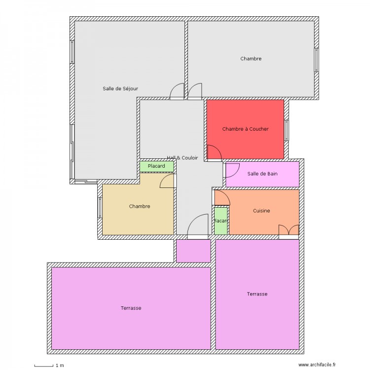 maison. Plan de 0 pièce et 0 m2