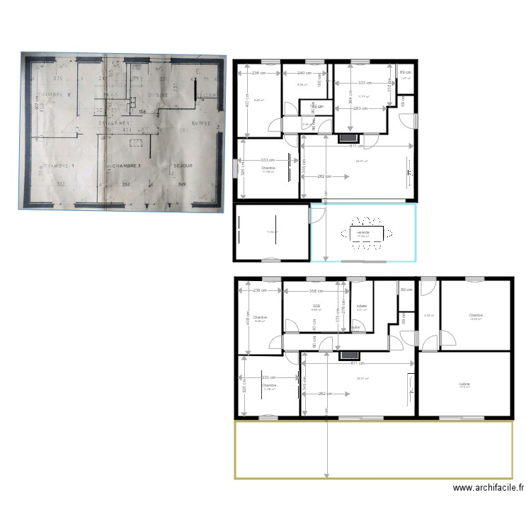 Maison igny Projet 1. Plan de 0 pièce et 0 m2