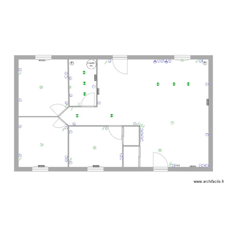 M FAUVE 2. Plan de 7 pièces et 75 m2