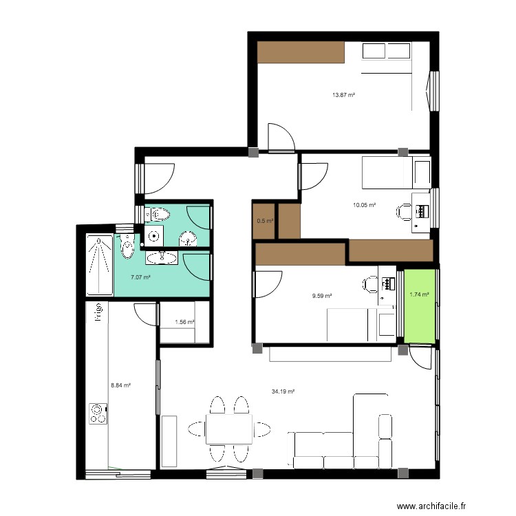 SJO 19V5. Plan de 0 pièce et 0 m2