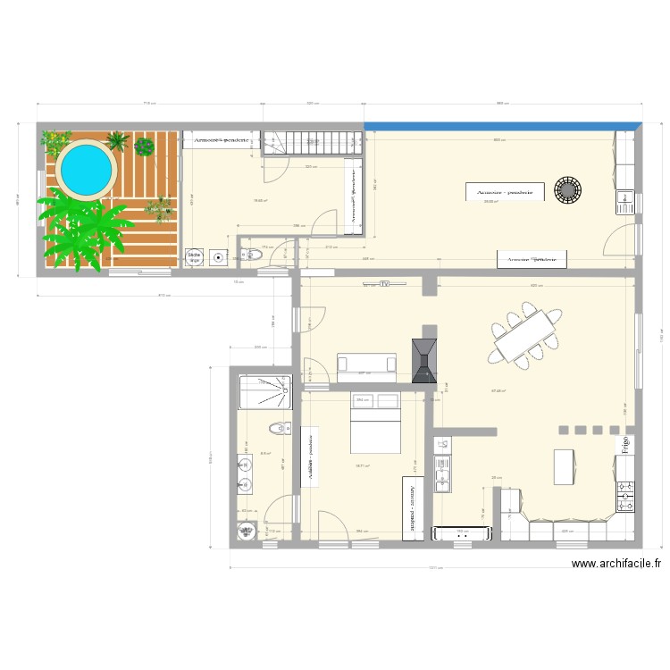 titre. Plan de 0 pièce et 0 m2