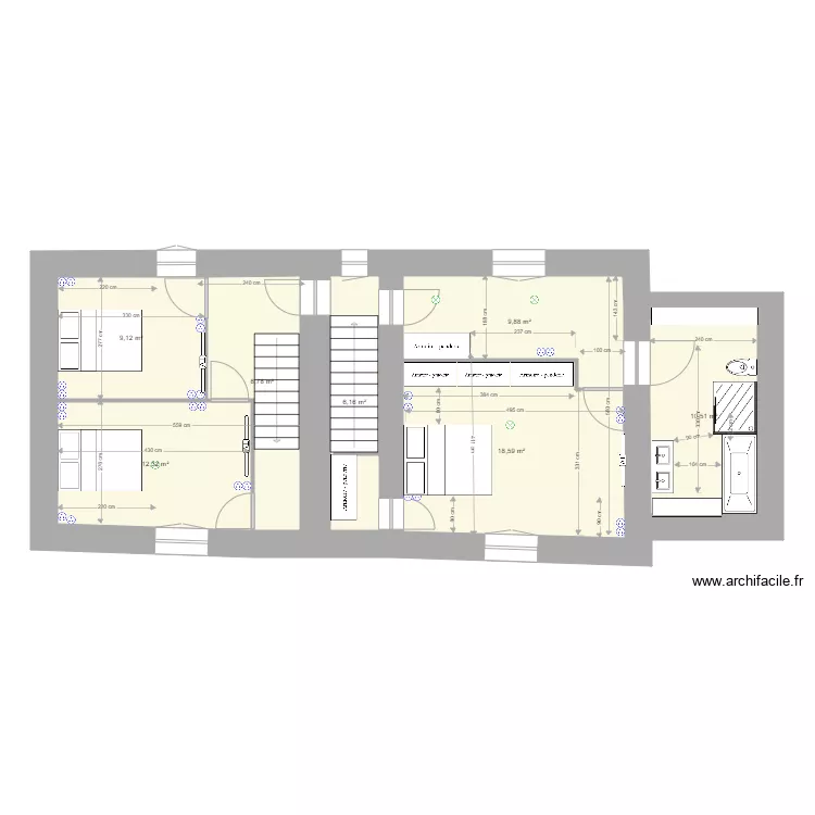 1er étage maman V5. Plan de 1er étage maman V5. Plan de