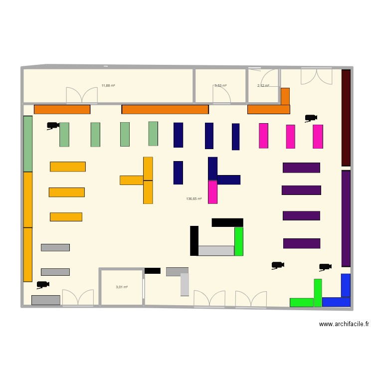 plan de mag . Plan de 0 pièce et 0 m2