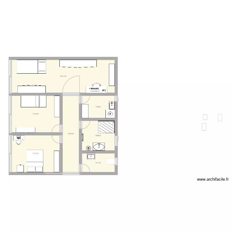 maison papa. Plan de 