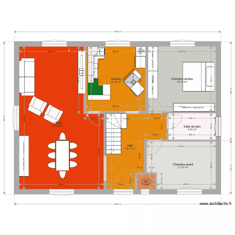 Notre habitation Rez de chaussée modifiée1. Plan de Notre habitation Rez de chaussée modifiée1. Plan de