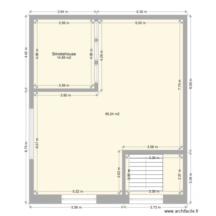 Empty Wine Ground Floor . Plan de 0 pièce et 0 m2