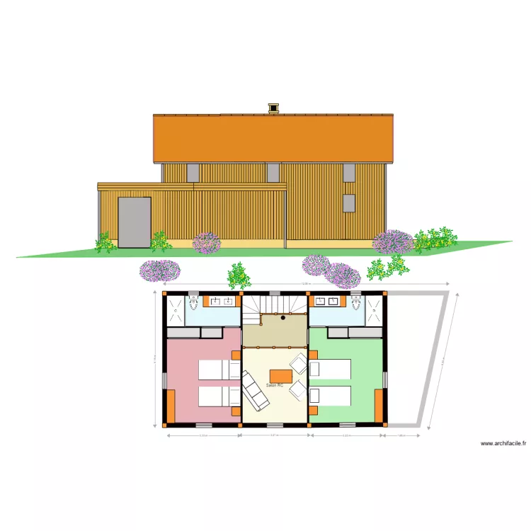 Hangar face EST plan Etage 24 12 2015. Plan de 