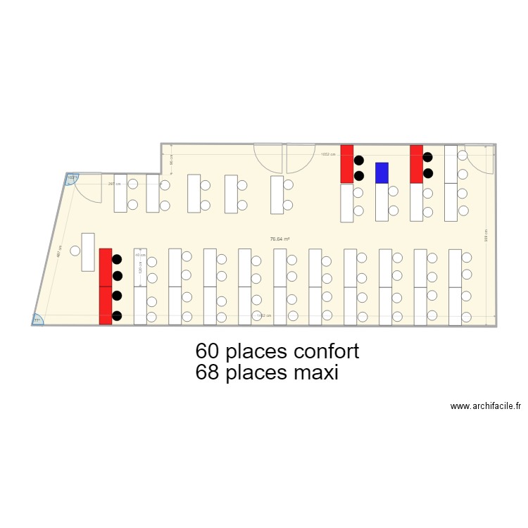 salle 12 et 13. Plan de 0 pièce et 0 m2