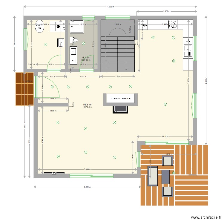 prizemlje amin novo. Plan de 0 pièce et 0 m2