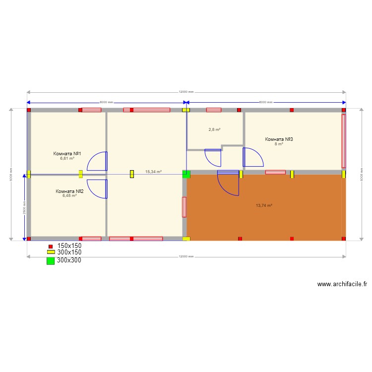 45 1 v1 Dmitrov svai. Plan de 0 pièce et 0 m2