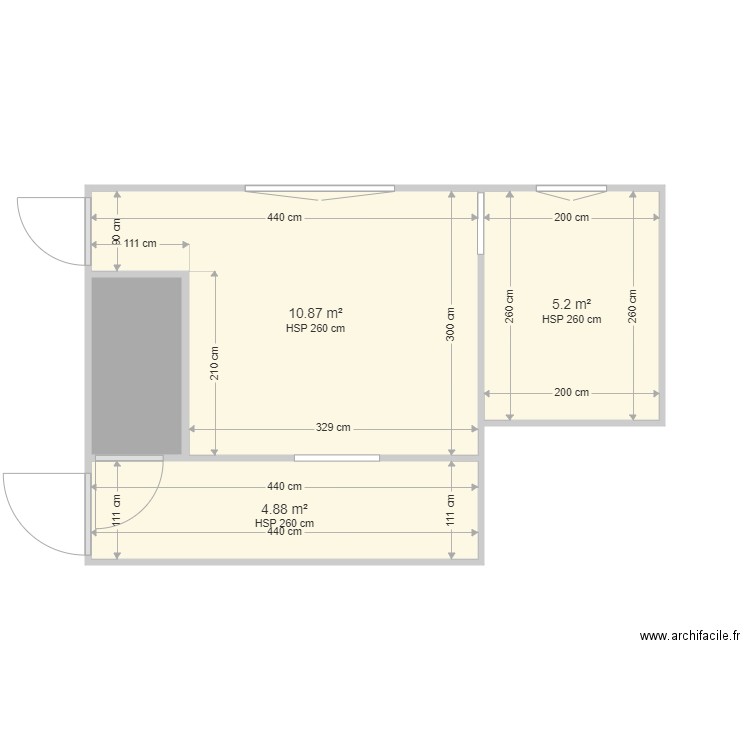 couturier palier. Plan de 0 pièce et 0 m2