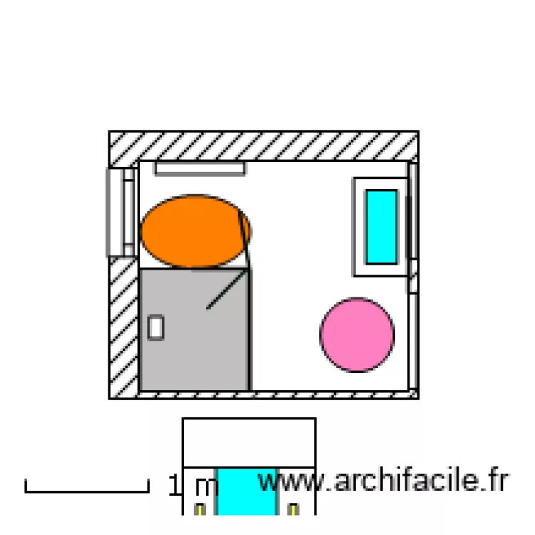 Plan salle de bain T3 10 Oct 2012 paroi en verre Kinespace Duo en 100 45 et receveur en 100. Plan de Plan salle de bain T3 10 Oct 2012 paroi en verre Kinespace Duo en 100 45 et receveur en 100. Plan de
