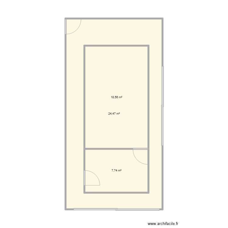 Piece projet. Plan de 0 pièce et 0 m2