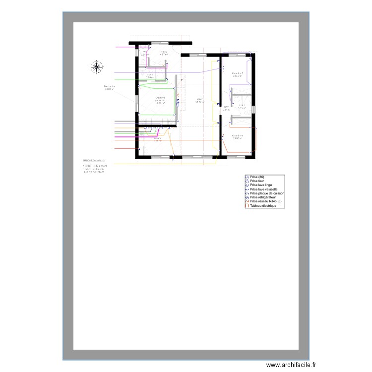 PLAN 01 ELEC PC. Plan de 0 pièce et 0 m2