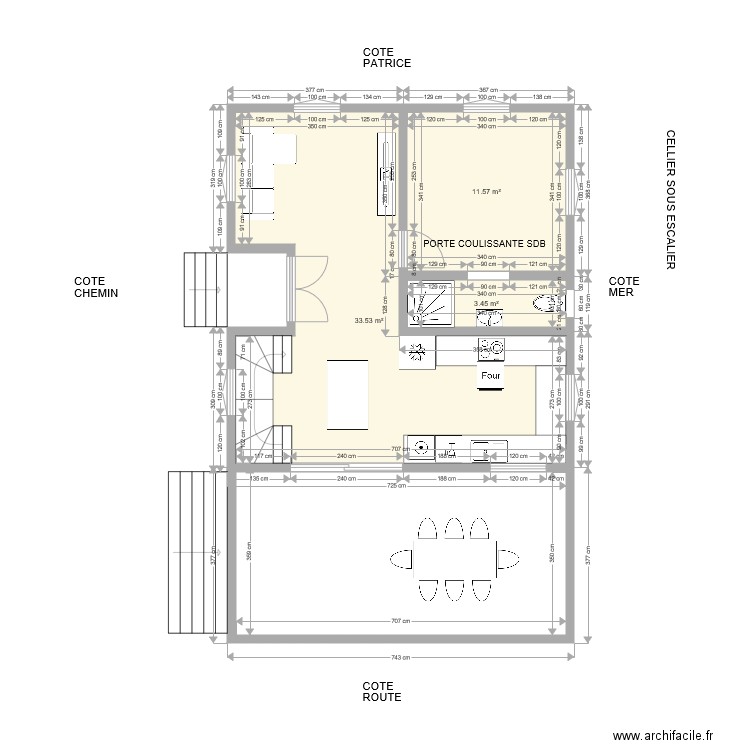 voilà. Plan de 0 pièce et 0 m2