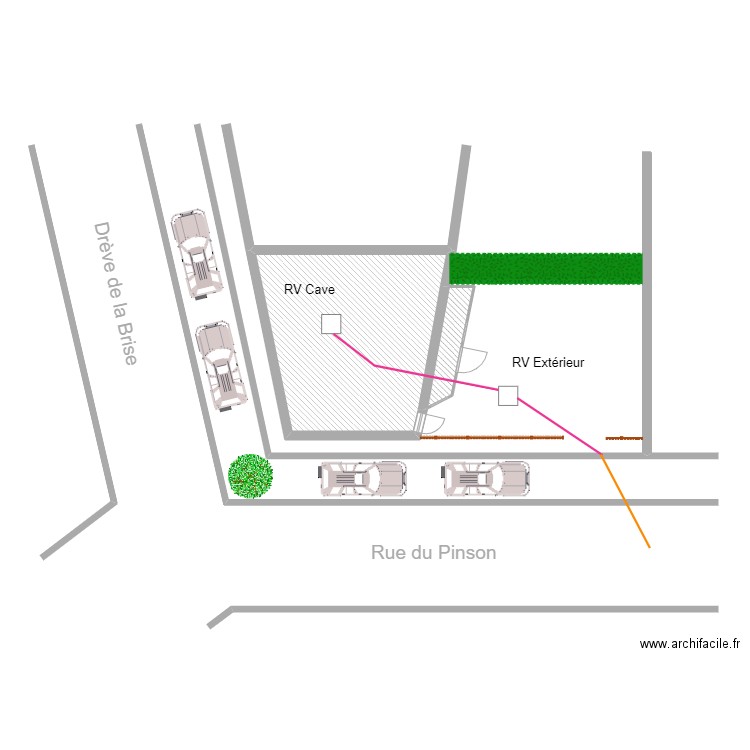 0055-23. Plan de 2 pièces et 30 m2