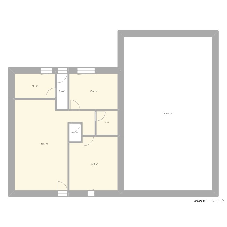 henriville modif 1. Plan de 8 pièces et 189 m2