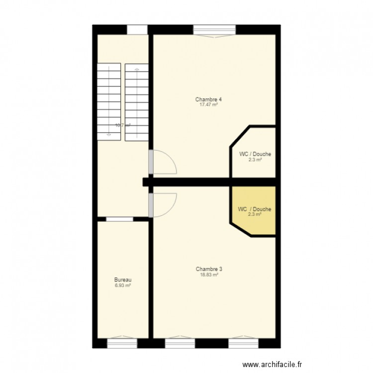 pacific 65. Plan de 0 pièce et 0 m2