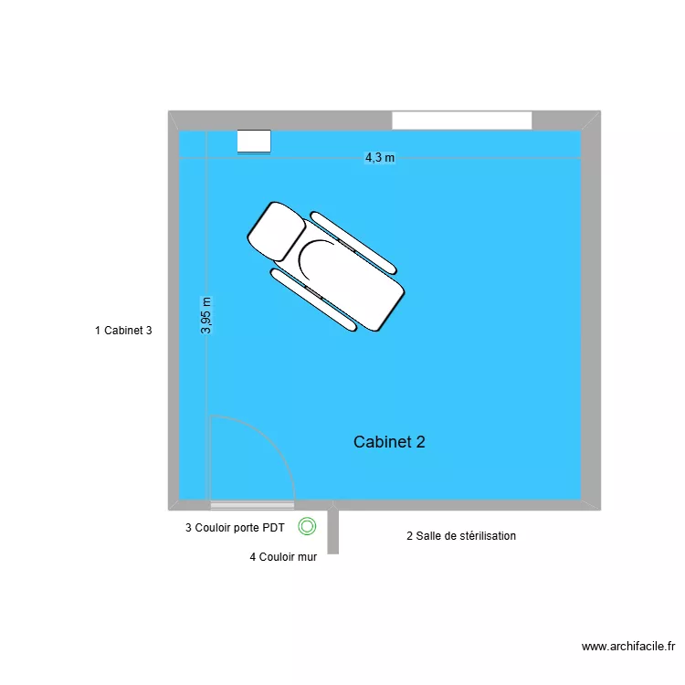 61200 Cabinet 2. Plan de 