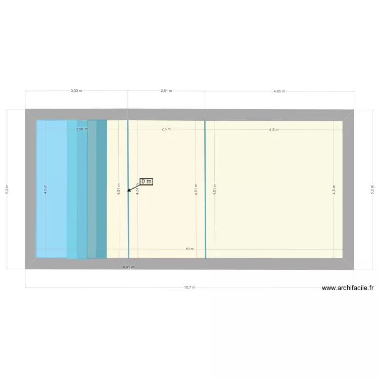 Projet Piscine. Plan de 
