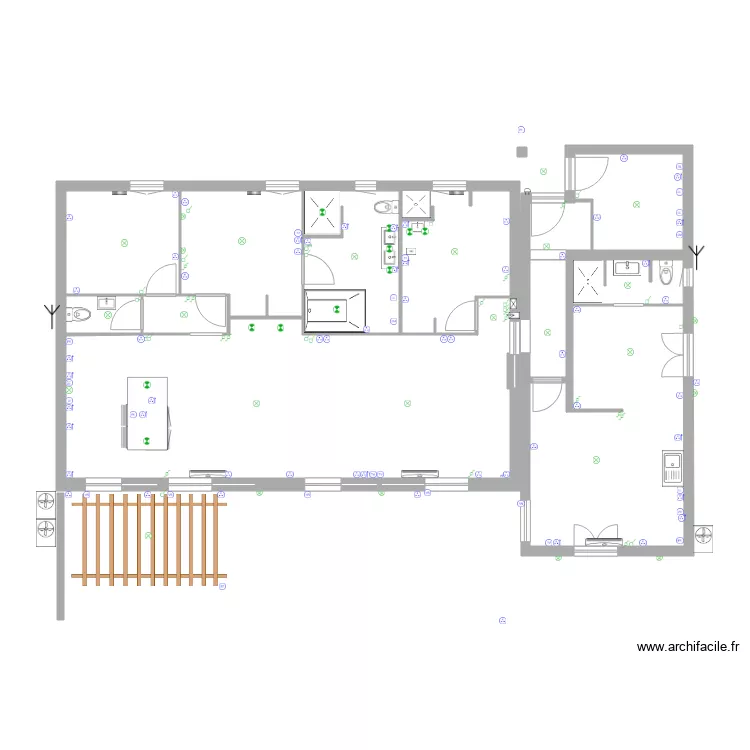 MAISON 7 EDF. Plan de 
