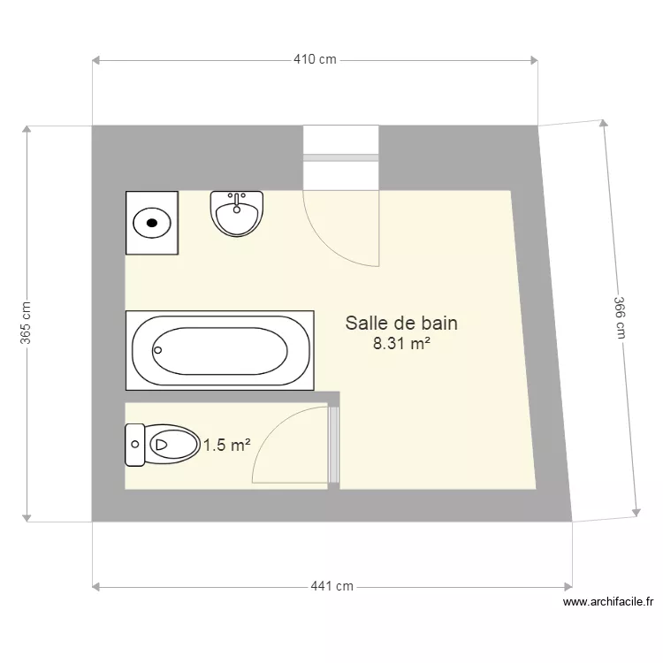 GRANT Chambles SDB. Plan de GRANT Chambles SDB. Plan de