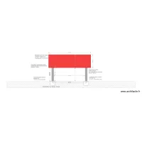 Plan de facade OUEST