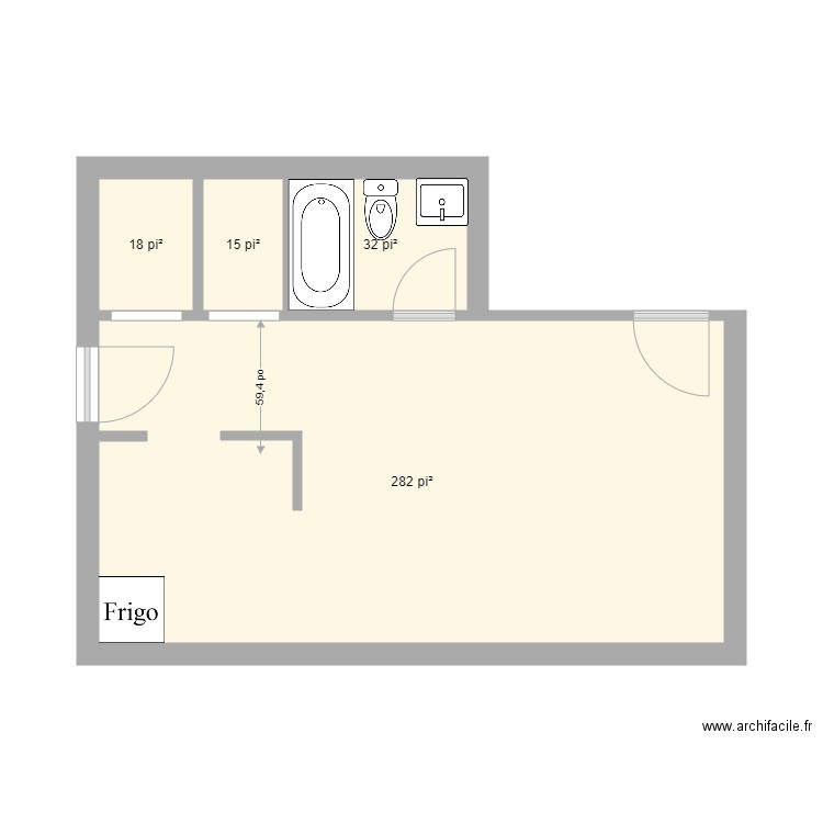 loft. Plan de 0 pièce et 0 m2