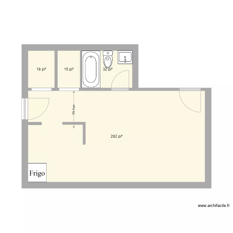 loft. Plan de 