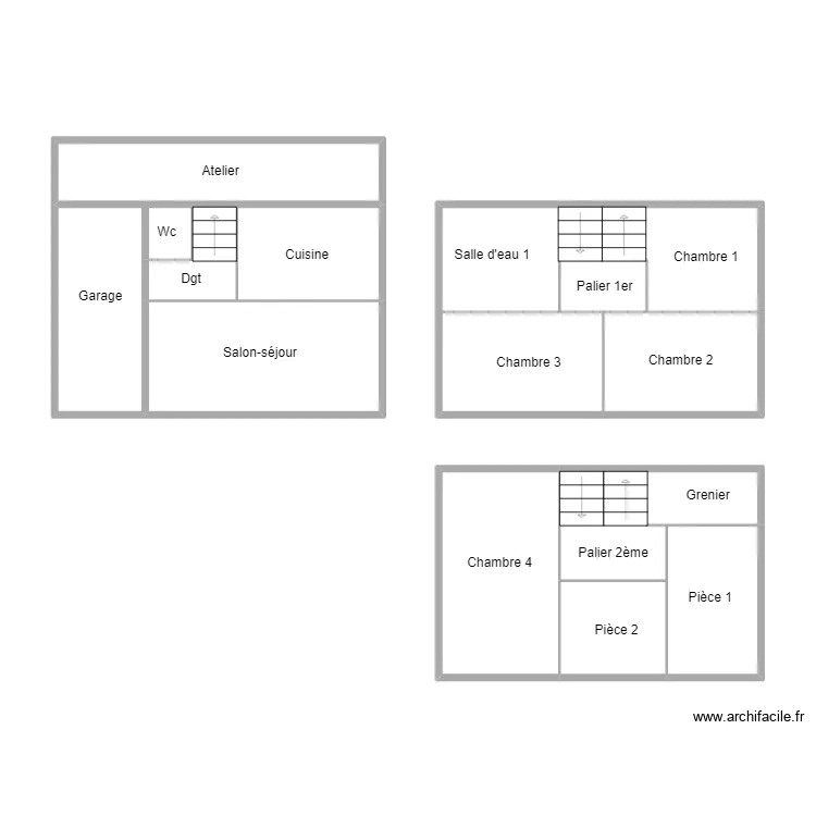 QUIMPER HENAFF CELINA. Plan de 