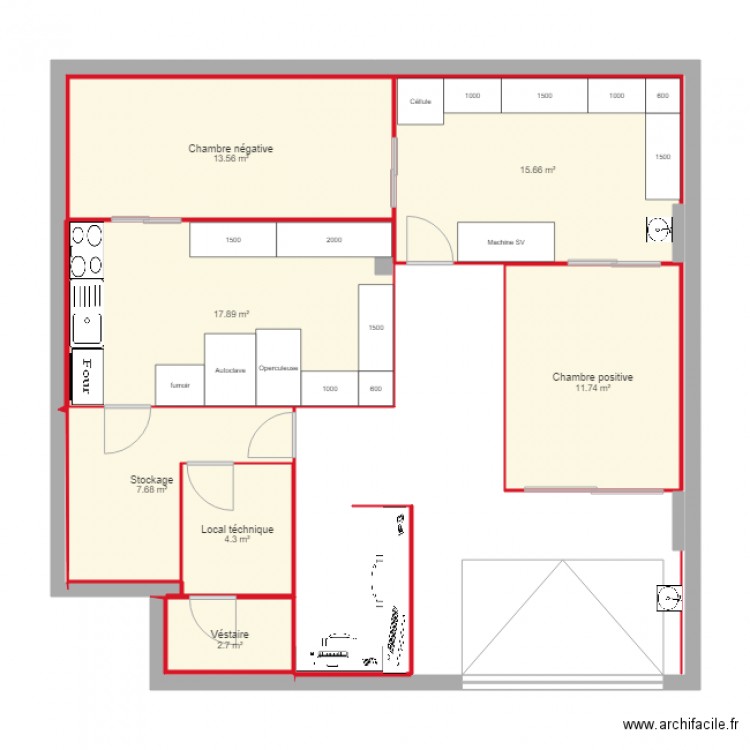 conserverie. Plan de 0 pièce et 0 m2