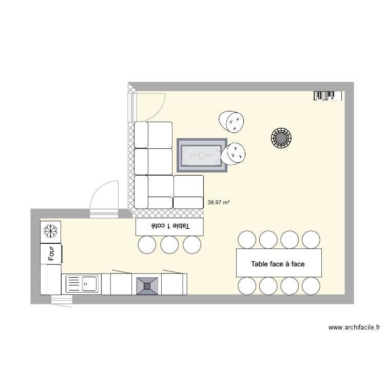 appart V2. Plan de 0 pièce et 0 m2