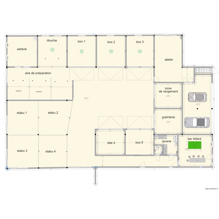 hangarv2. Plan de 0 pièce et 0 m2