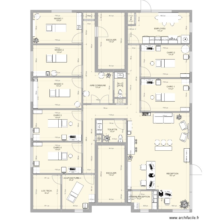 Nouvelle clinique 16 septembre 2022. Plan de 0 pièce et 0 m2