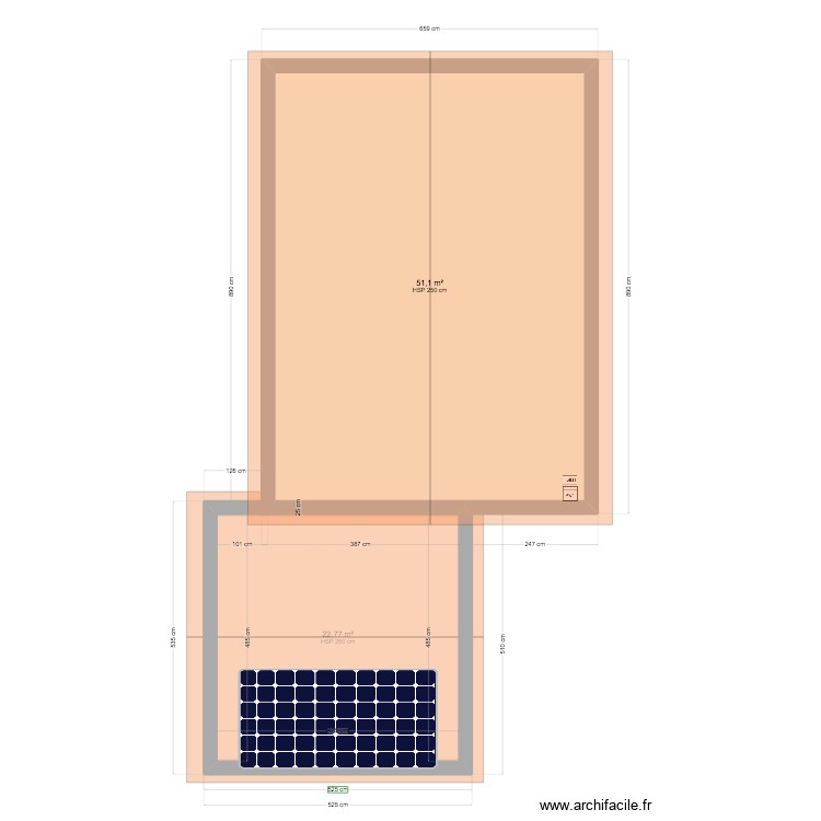 chemin&eacute;e briqueterie panneaux solaires. Plan de 0 pièce et 0 m2