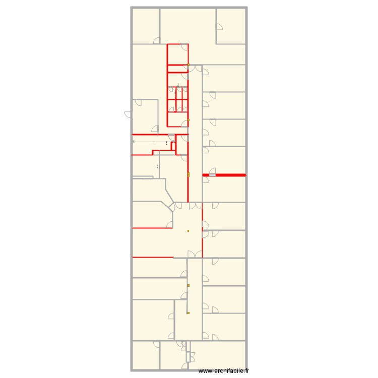 DR Etage Bat A Existant. Plan de 0 pièce et 0 m2