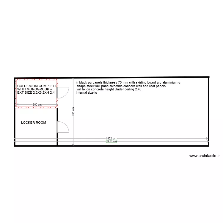 labo brousse. Plan de 