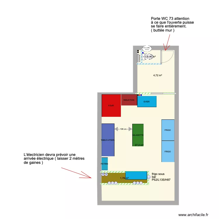 PIZZERIA ALBA . Plan de PIZZERIA ALBA . Plan de