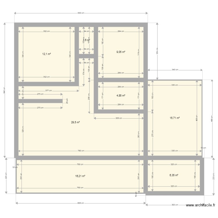 essai. Plan de 0 pièce et 0 m2