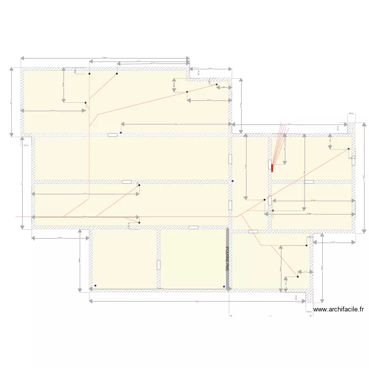 VS evacuation ESNAULT . Plan de 