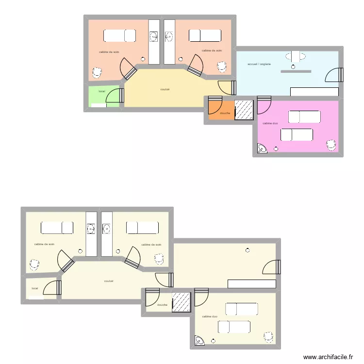 Plan du spa bambou x3. Plan de Plan du spa bambou x3. Plan de