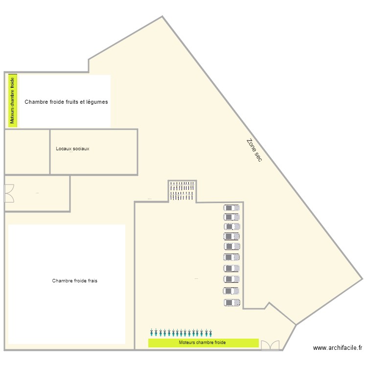 Reuilly 2 . Plan de 4 pièces et -120 m2