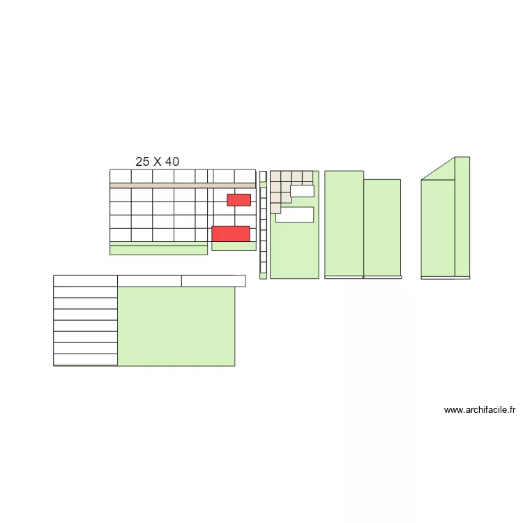 Faience sdb 4. Plan de 