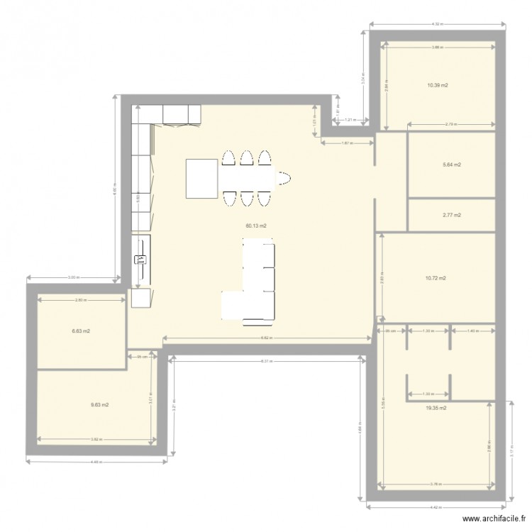 Plan maison séméac 1. Plan de 0 pièce et 0 m2
