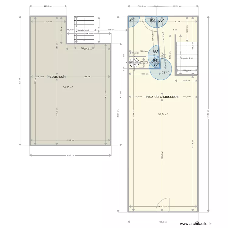 local Autun. Plan de 