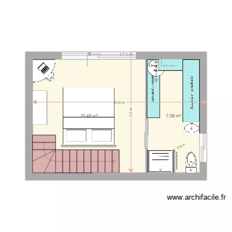 chambre parentale4. Plan de 