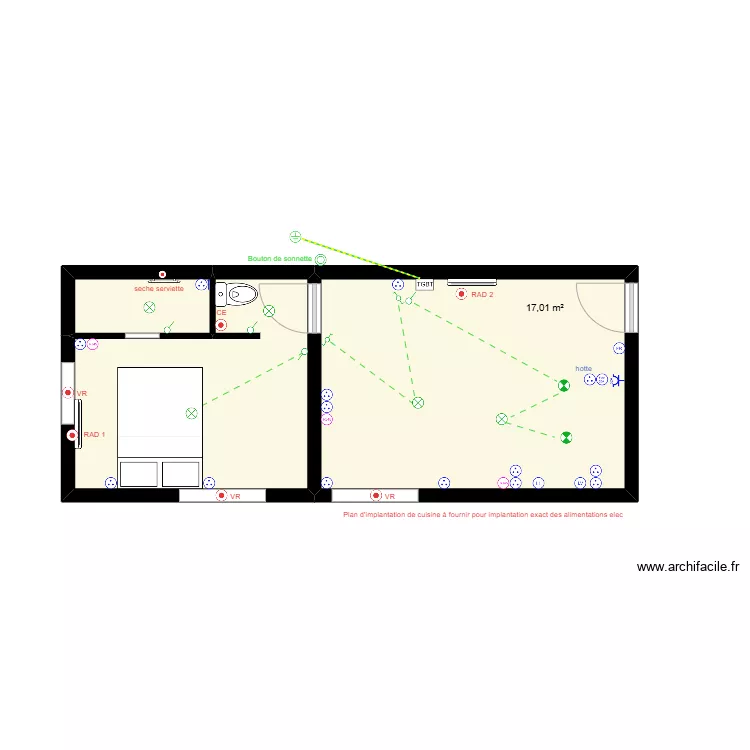 LGT B CYRIL PELE. Plan de 